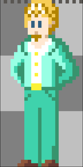 Pixel art du personnage du joueur